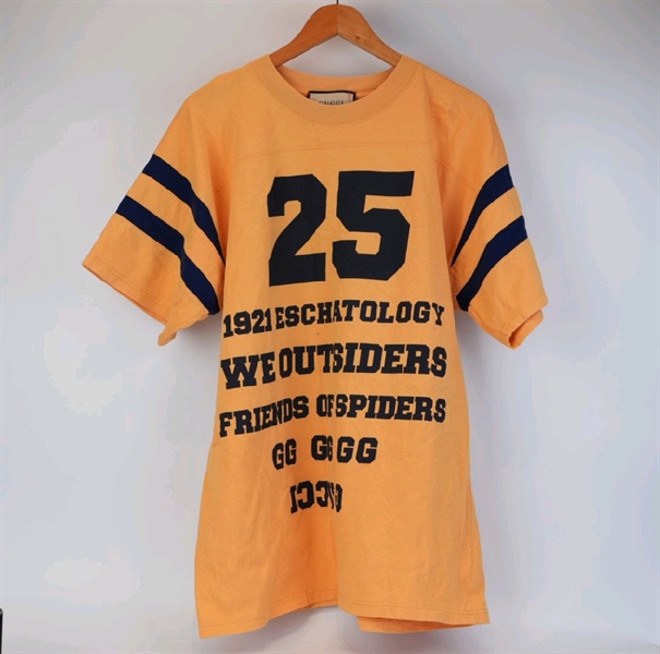 Áo GG màu vàng in 25 KG+