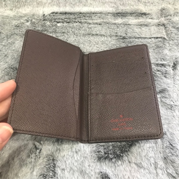 Ví card LV ô vuông nâu +