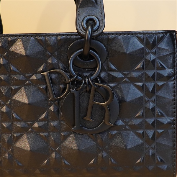 Túi Lady Dior Đen+