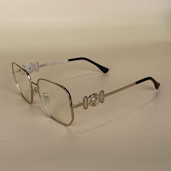 Kính Versace logo vàng KG+