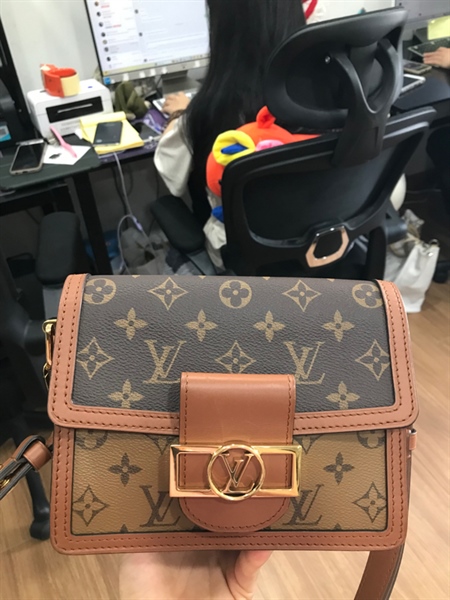 Túi LV Dolphine Nâu Vàng+