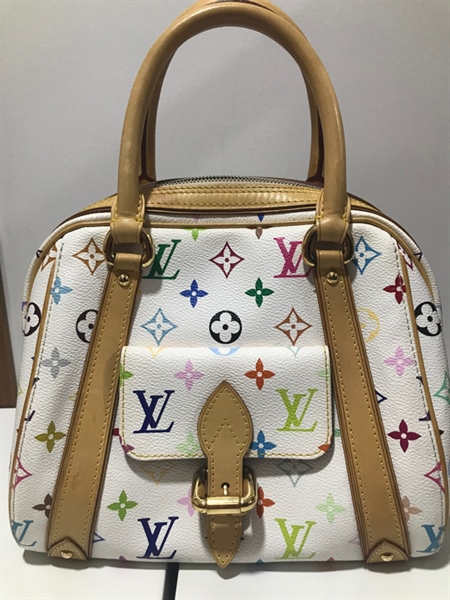 túi LV multi trắng+