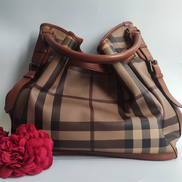 Túi BBR tote nâu kèm ví KG+