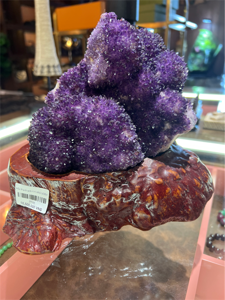 Hốc thạch anh tím nhỏ (s36)+