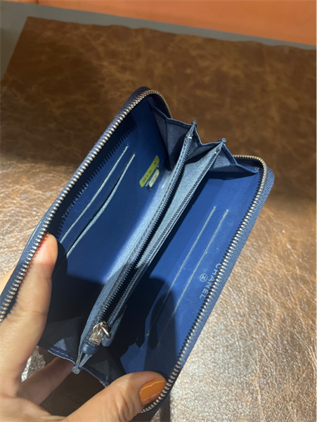 Ví Chanel lở hoa trà xanh+