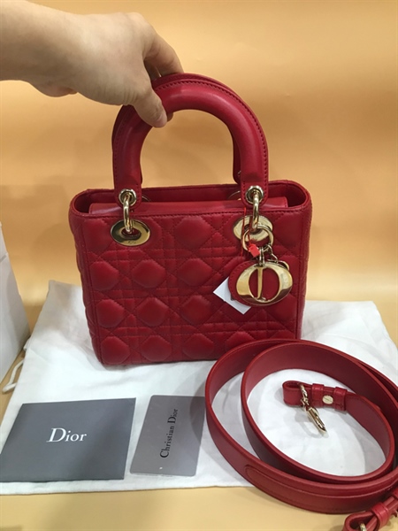 Túi Lady Dior Đỏ+