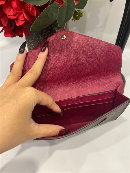 Ví LV lòng đỏ đô +
