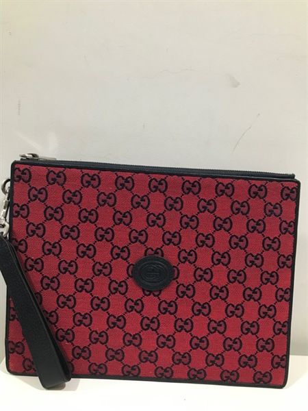 Túi Clutch GG Thổ Cẩm Đỏ+