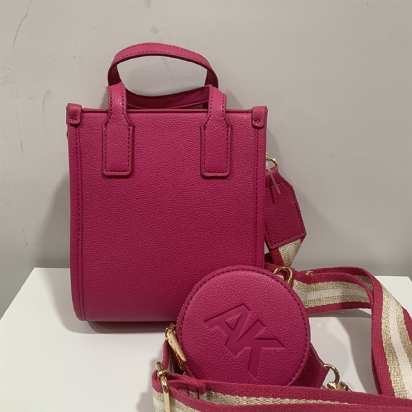 Túi AK Hồng Cánh Sen Kèm Charm KG+