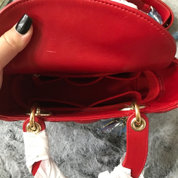 Túi Lady Dior Đỏ+