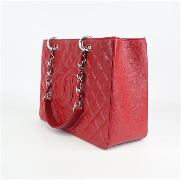 Túi Chanel tote màu đỏ sz 32cm KG+