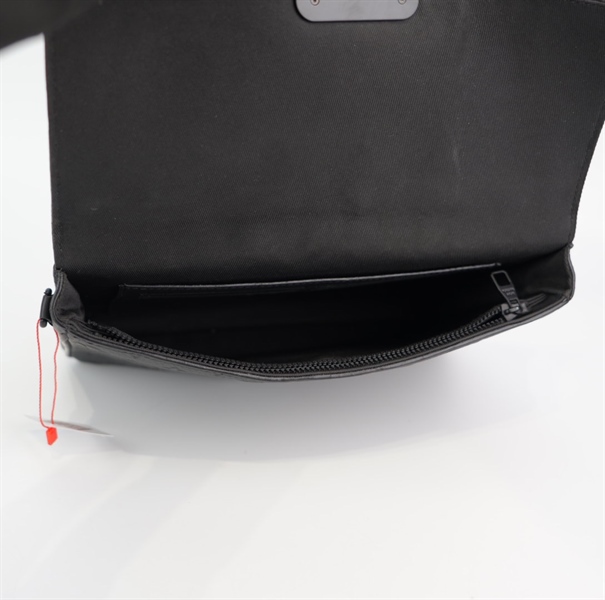 Túi LV hoa đen khóa đen +