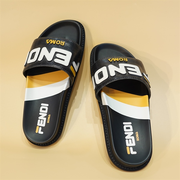 Dép Fendi Sọc Trắng Vàng Size 38 KG+