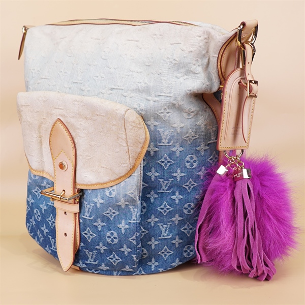 Túi LV Jean Xanh Kèm Charm+