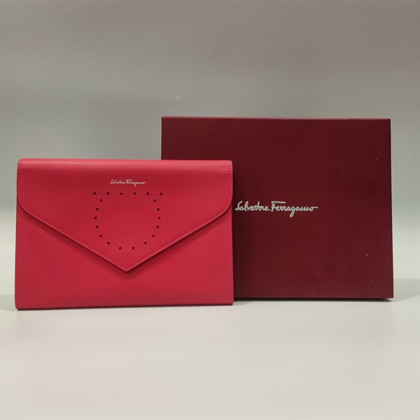 Túi Salvatore Ferramor Clutch đỏ
