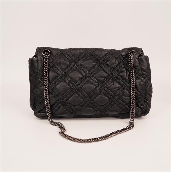 Túi Chanel đen da mềm logo đen++