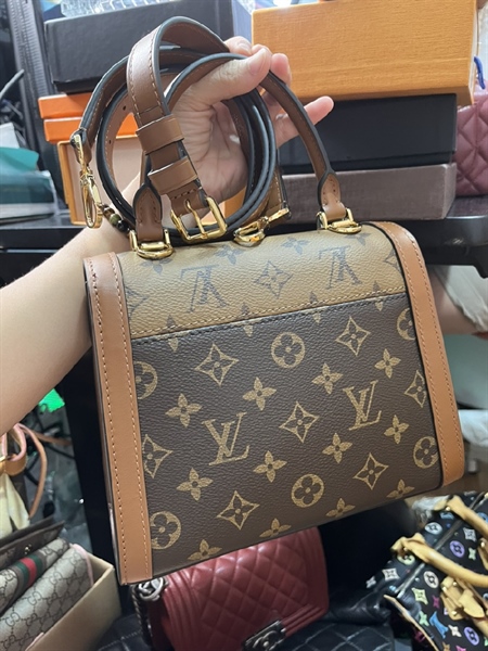 Túi LV Dolphine Nâu Vàng+