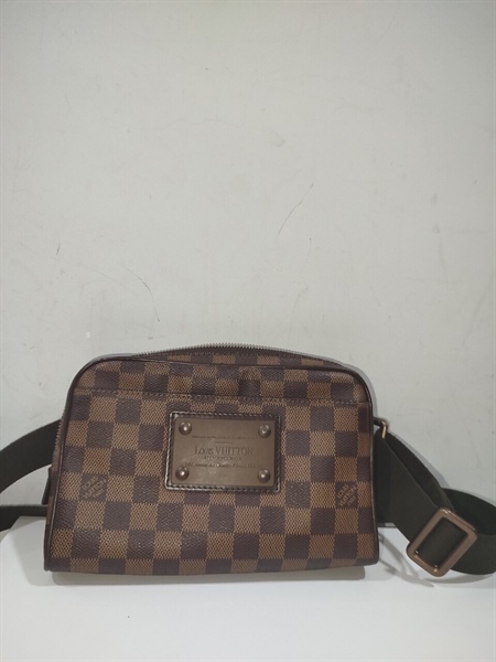 Túi LV Ô Vuông Nâu Vàng+