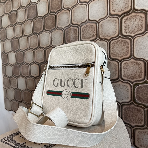 Túi Đeo Chéo GG Trắng+
