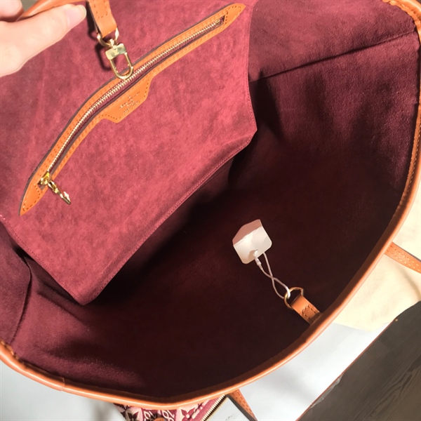 Túi LV neverfui đỏ đô +