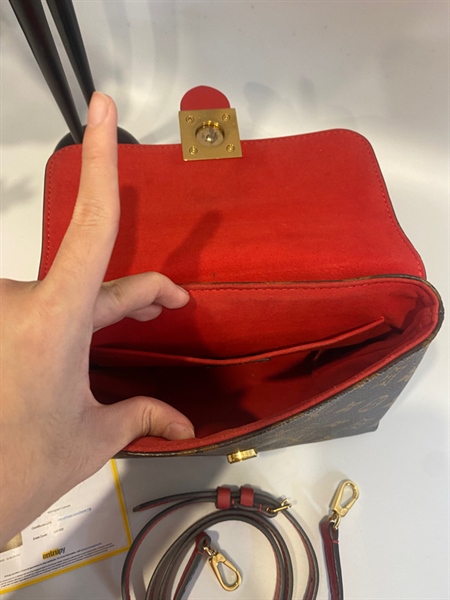 Túi LV ổ khóa đỏ KG+