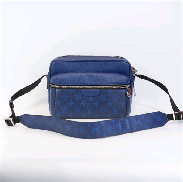 Túi LV hoa xanh dương KG+