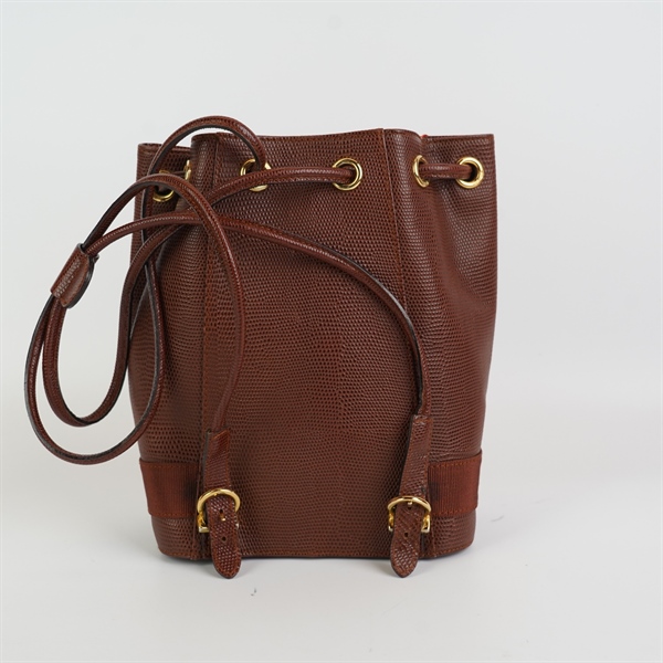 Túi salvatore dây rút màu nâu KG+