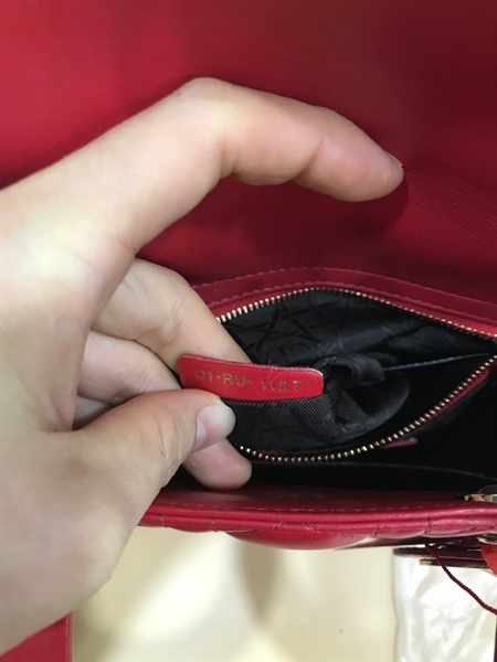 Túi Lady Dior Đỏ+