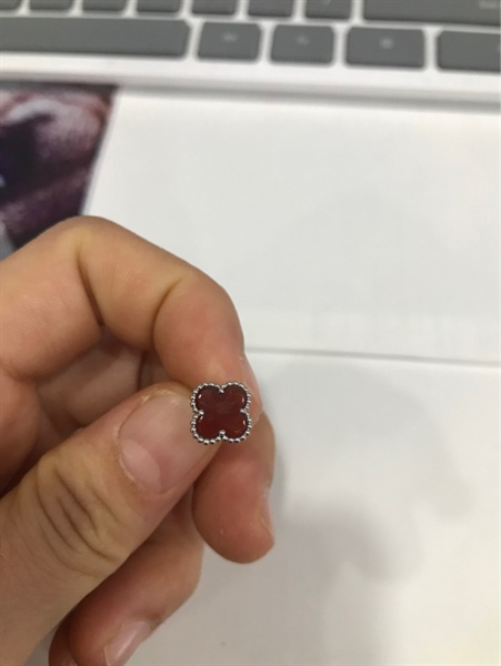 Bông Tai van cleef Hoa Đỏ+