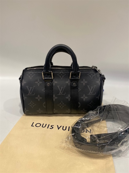 Túi trống LV đen +