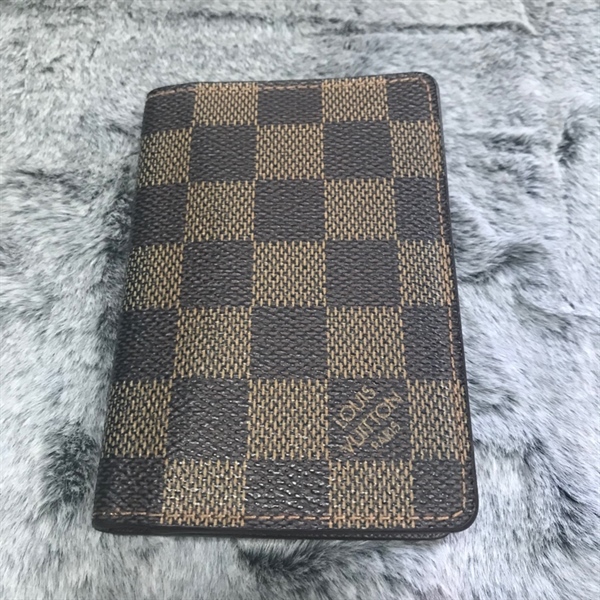 Ví card LV ô vuông nâu +