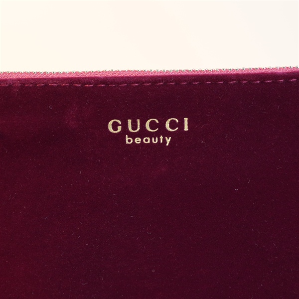 Túi clutch cầm tay GG nhung đỏ đô KG+