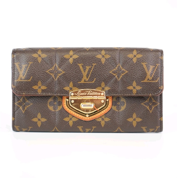 Ví LV Monogram hoạ tiết hoa nâu KG+