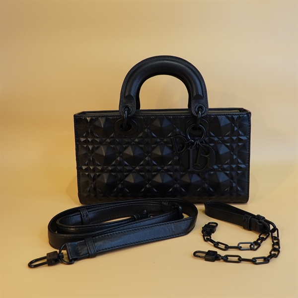 Túi Lady Dior Đen+