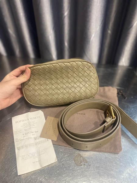 Túi Bottega xanh rêu KG+