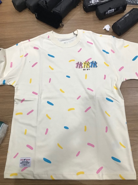 Áo MLB kem chấm màu size L KG+