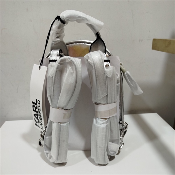 Balo Karl Lagerfeld Nhỏ Màu Bạc KG+