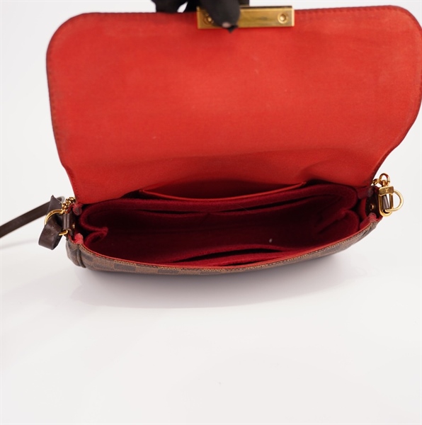 Túi LV kẹp nách ô vuông nâu +