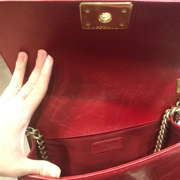 Túi CC classic đỏ KG+