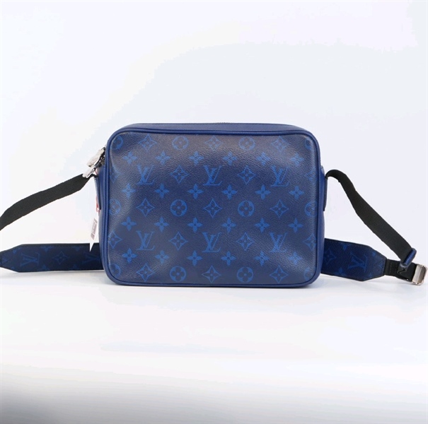 Túi LV hoa xanh dương KG+