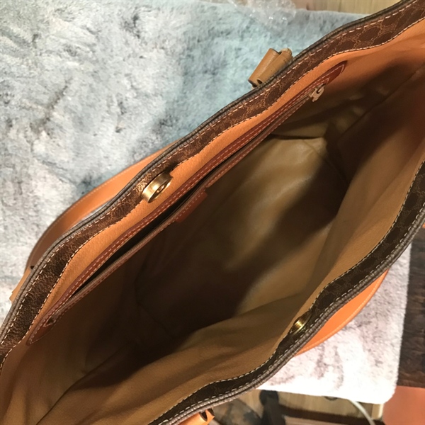 Túi tote Celine màu nâu đậm KG+