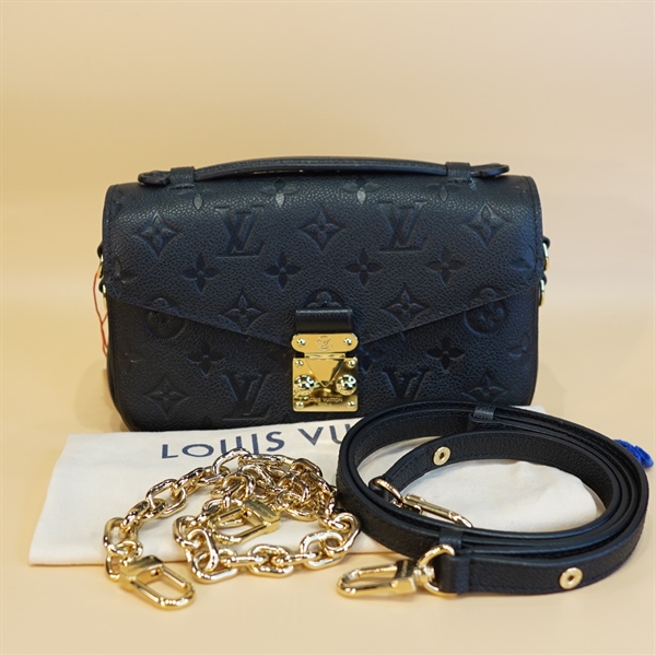 Túi LV metis hoa đen 20cm+(2strap) KG+