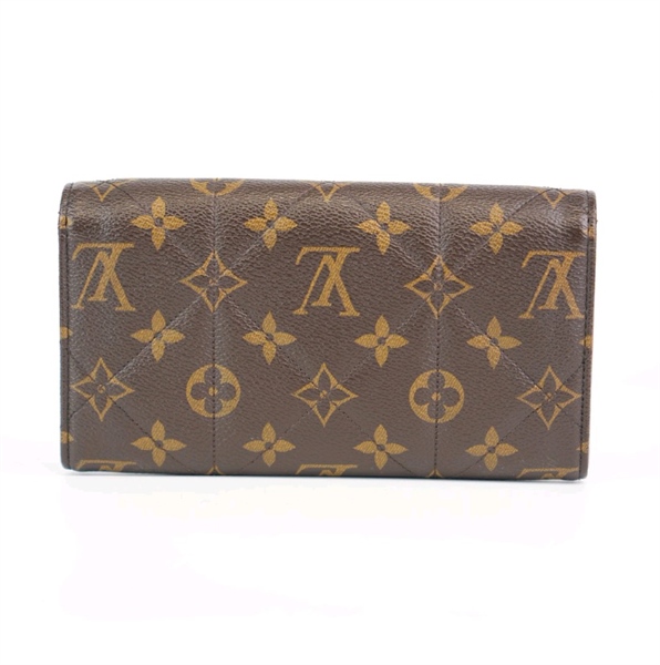 Ví LV Monogram hoạ tiết hoa nâu KG+