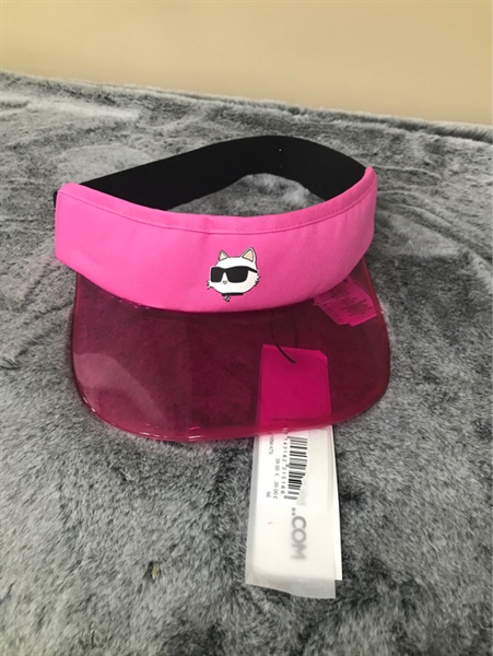 Nón Thể Thao Nửa Đầu Karl Lagerfeld Hồng KG