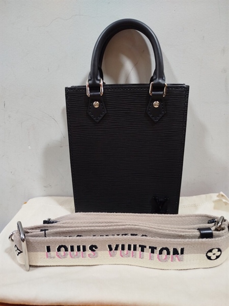 Túi Tote Nhỏ LV Vân Đen+