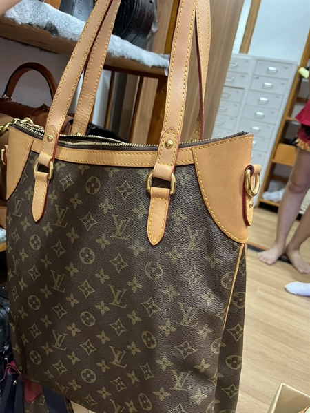 Túi Tote LV Hoa Nâu+