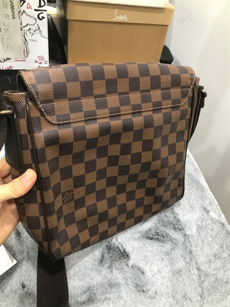 Túi LV Ô vuông Nâu+