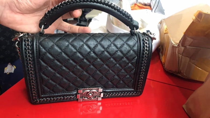 Túi Chanel Boy handle màu đen +