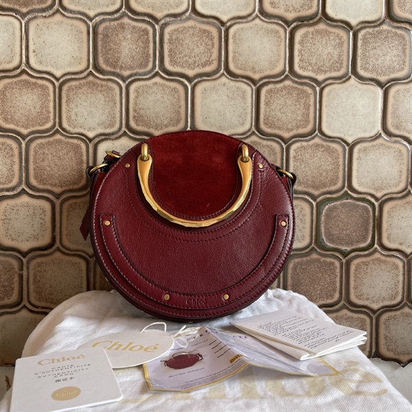 Túi CHLóe Tròn Đỏ Đô+