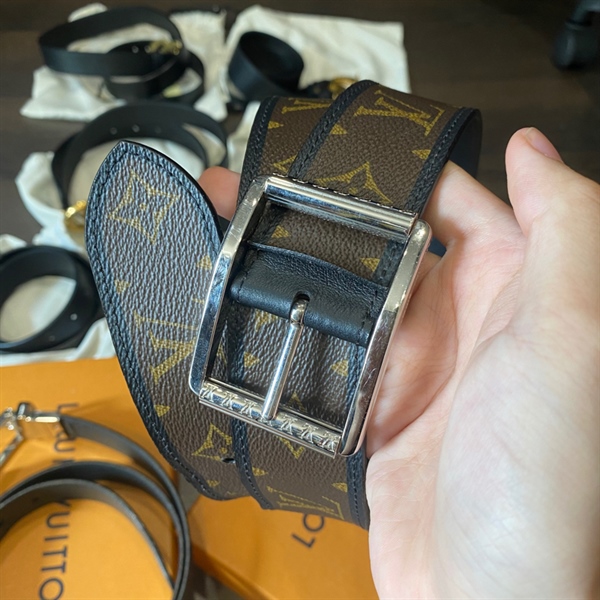 Thắt lưng LV nâu đen 95*38 KG+